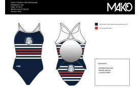 PROMO ! Mako 2024 - Maillot Bain NEREID - FEMME - MBF1